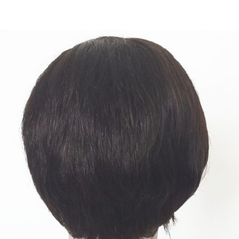 100%Human Hair Cute Pixie Cut Wig - Thumbnail 2
