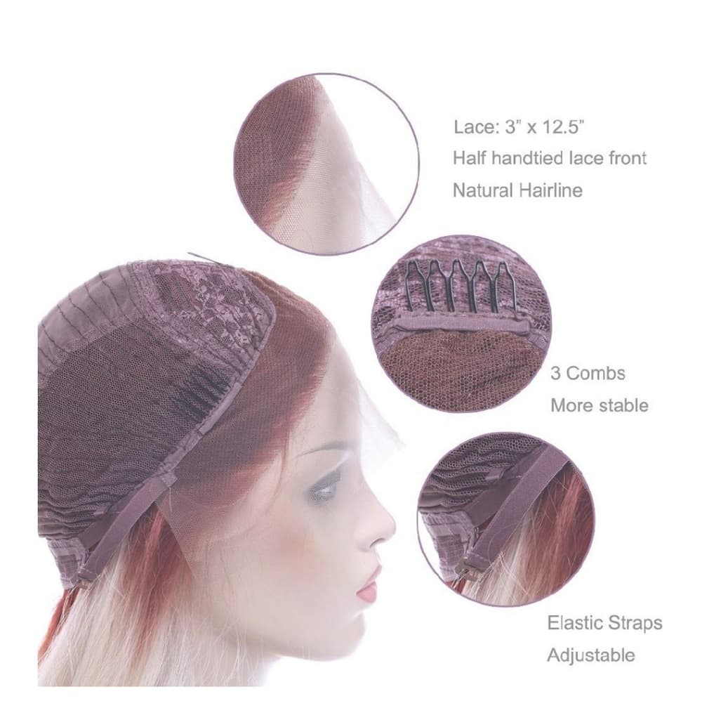 Ombre Blonde Beauty Lace Front Wig - Thumbnail 5