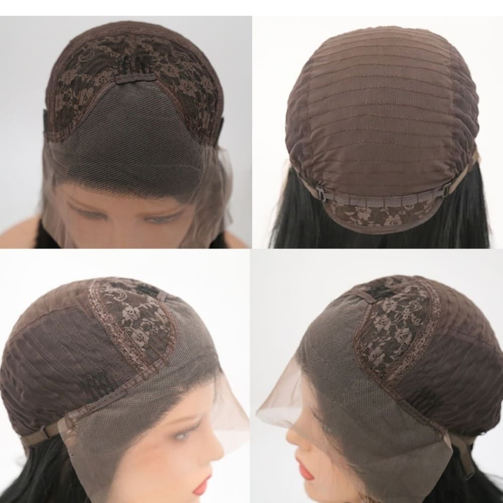 Black Straight Beauty Lace Front Wig - Thumbnail 3