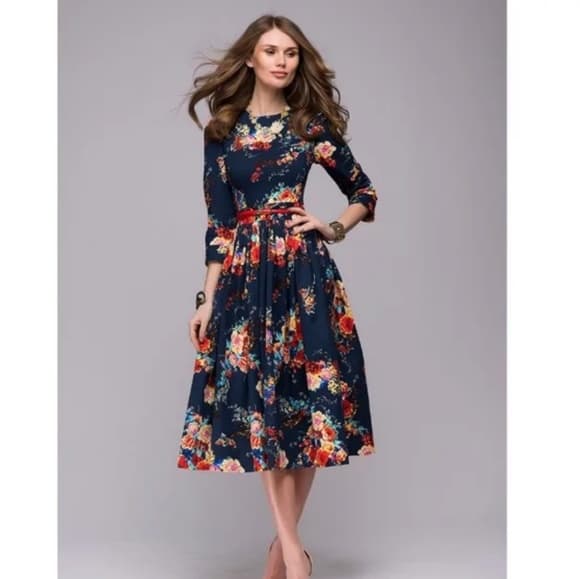 Flower Beauty Dress - Thumbnail 7