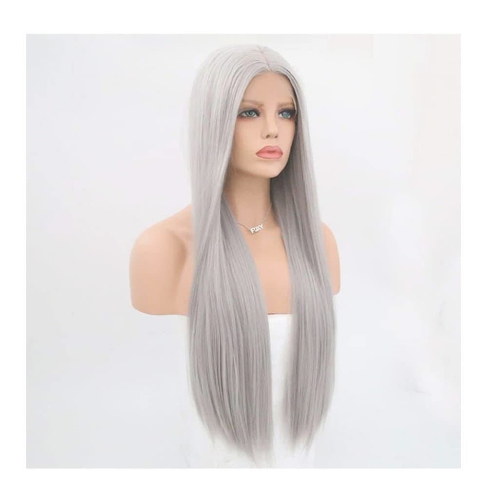 Gray Beauty Lace Front Wig - Thumbnail 2