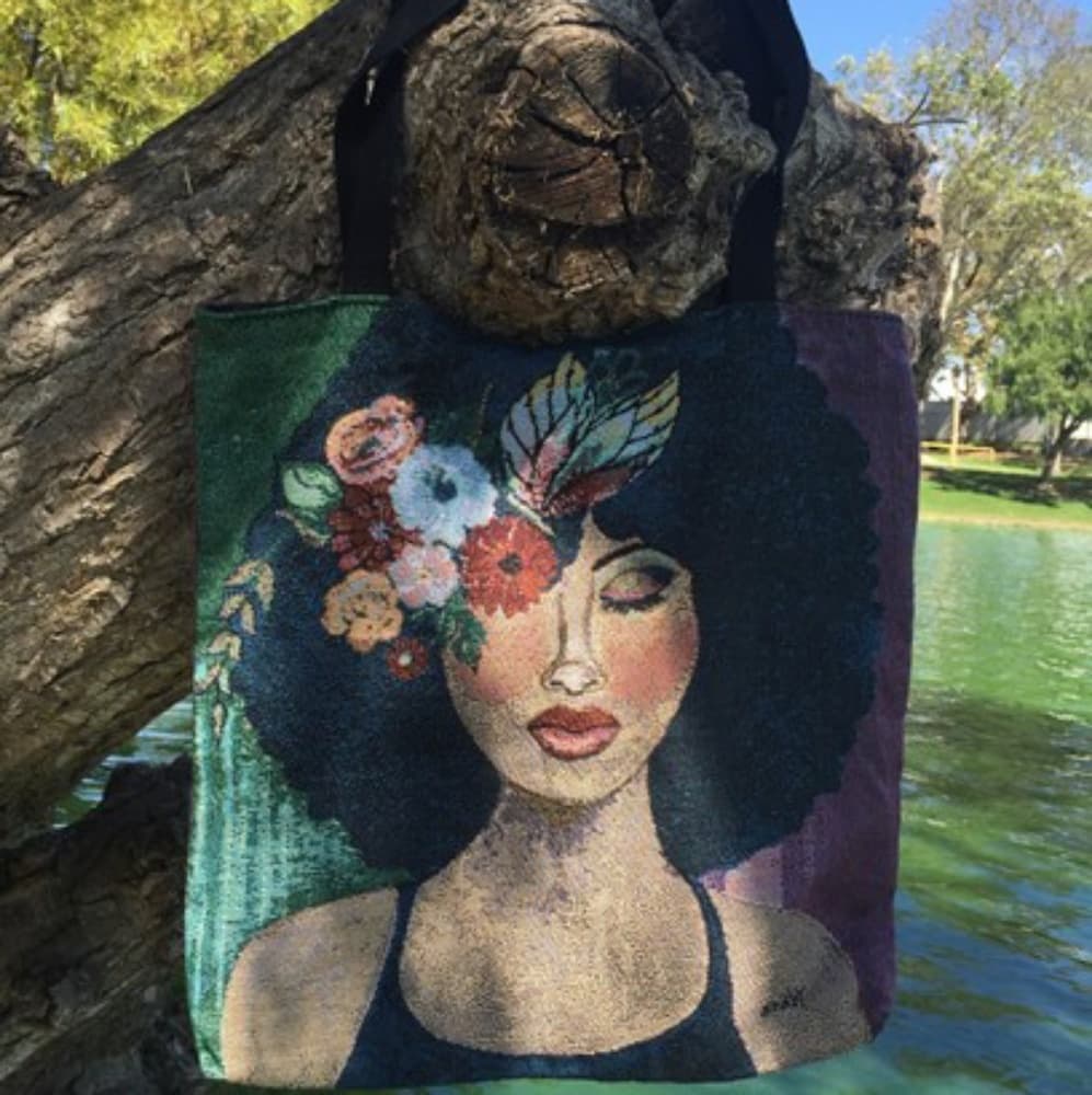 Belive Blossom and Become Beautiful Tote Bag - Thumbnail 2