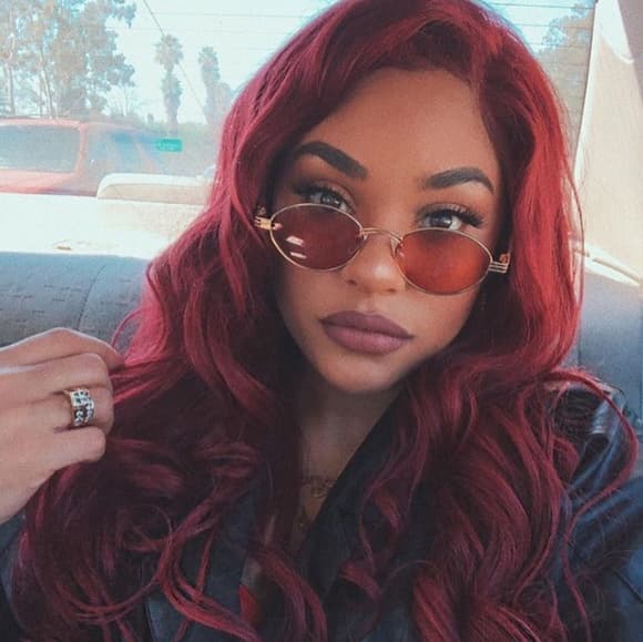 Dark Burgundy Beauty Waves Wig - Thumbnail 3