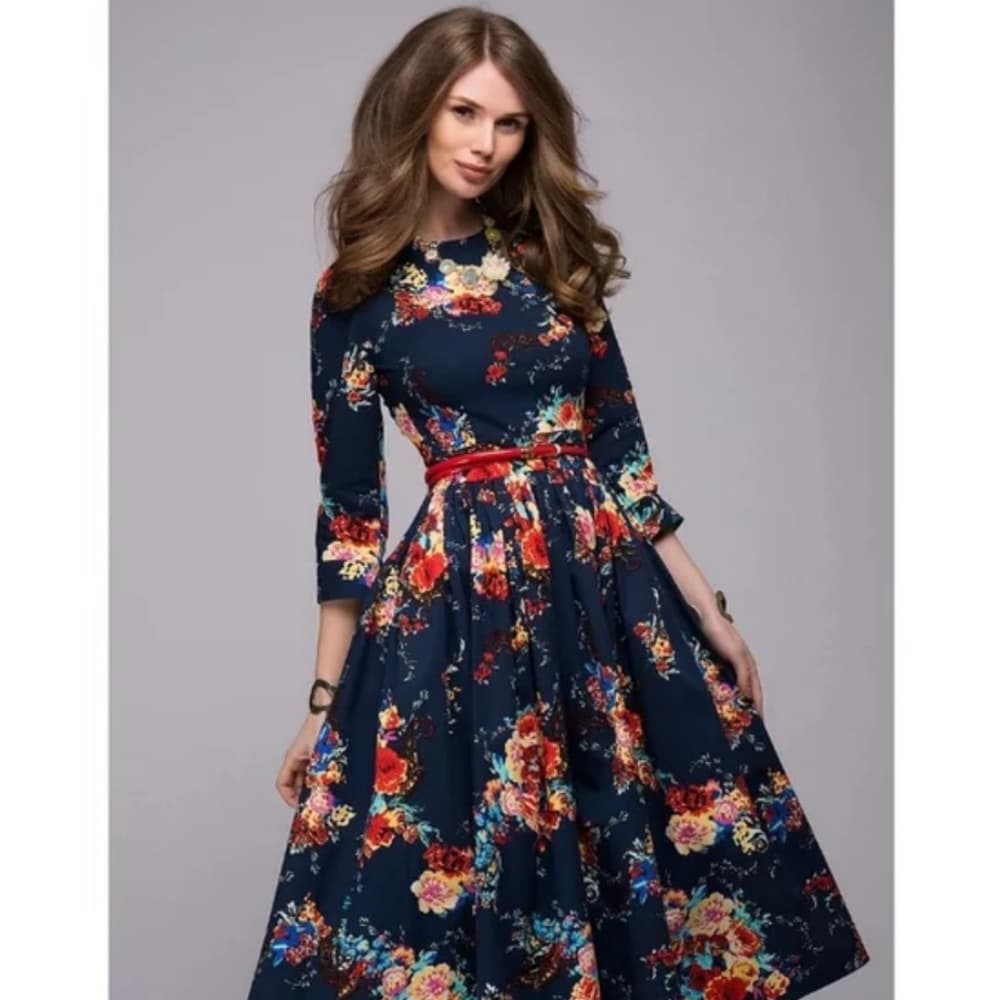 Flower Beauty Dress - Thumbnail 4