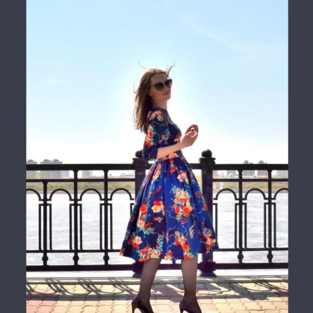 Flower Beauty Dress - Thumbnail 5
