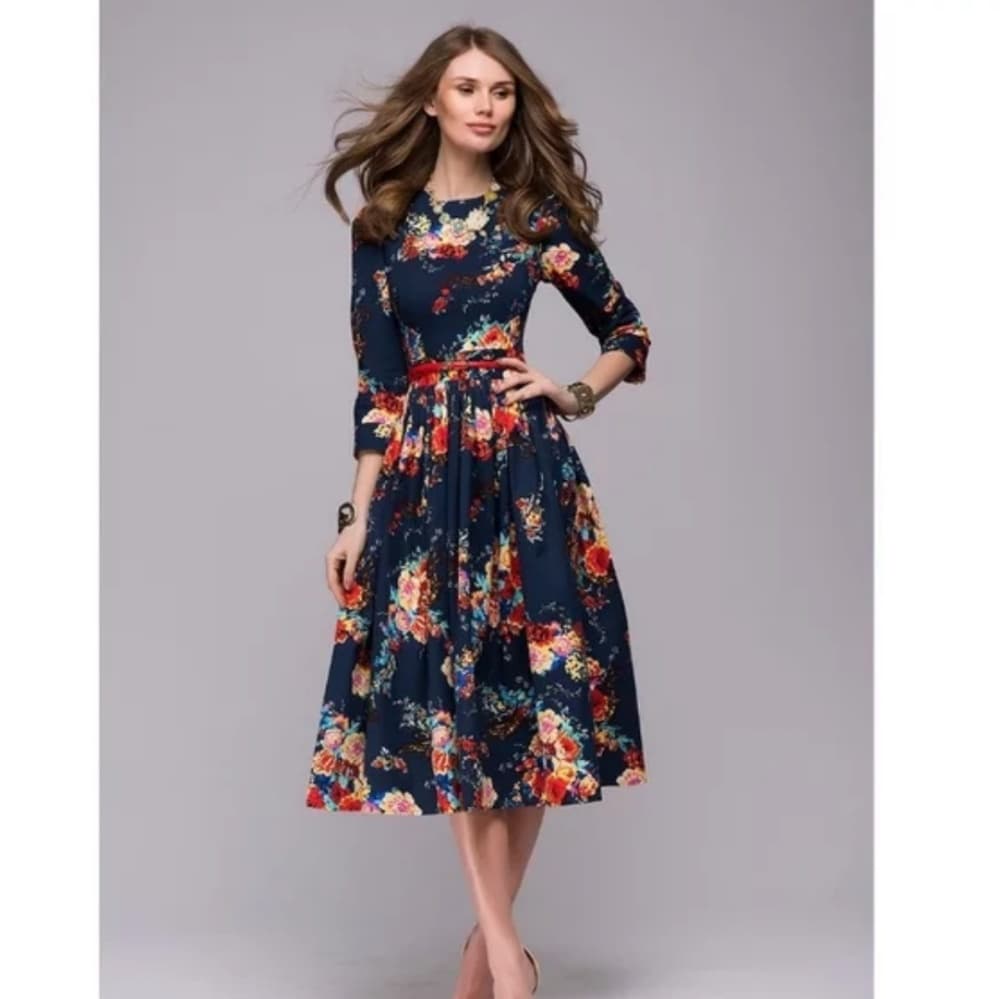 Flower Beauty Dress - Thumbnail 6