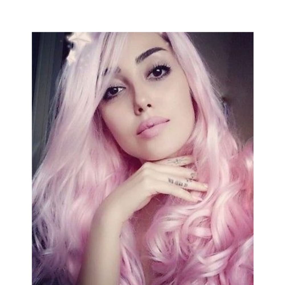 Ombre Pink Beauty Lace Front Wig 22-24 inches - Thumbnail 2