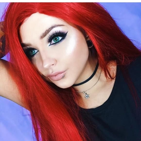 Red Beauty Lace Front Wig - Thumbnail 2