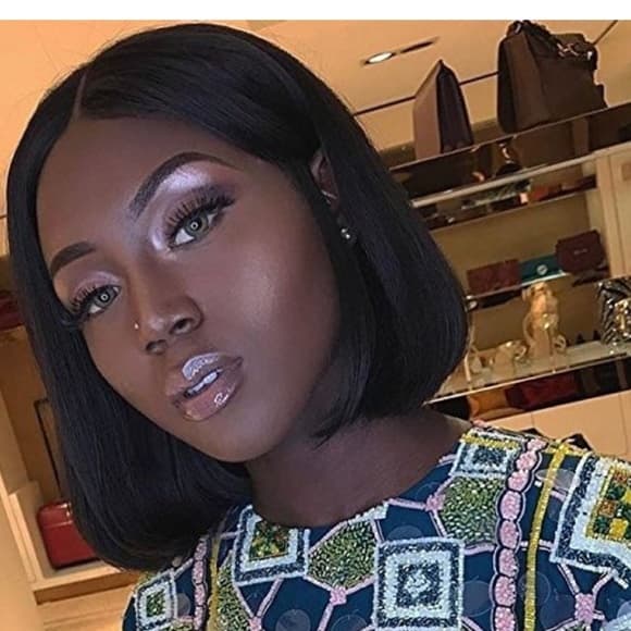 Black Bob Beauty Lace Front Wig - Thumbnail 7
