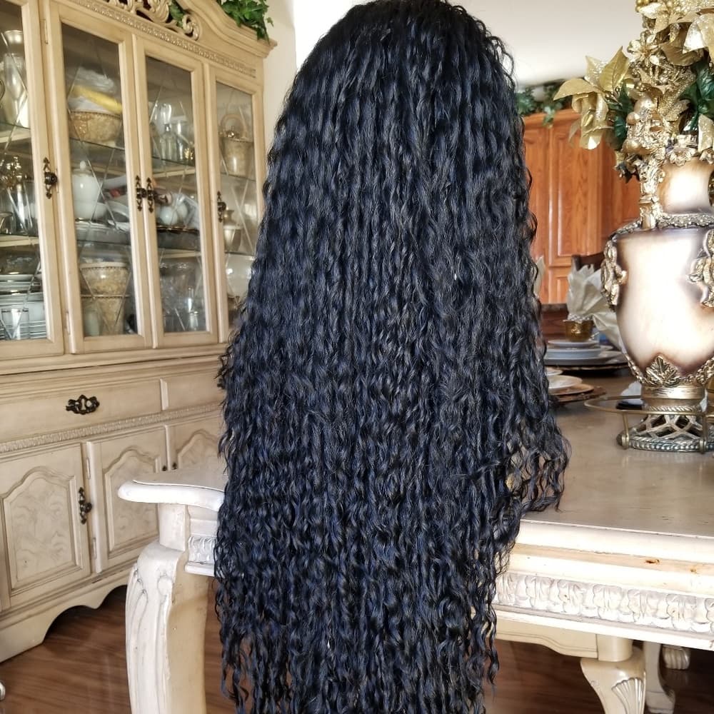 Curly Human Hair Blend 35-40 inches!! - Thumbnail 6