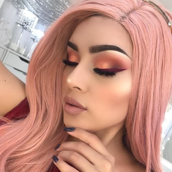 Pink Beauty Lace Front Wig - Thumbnail 8