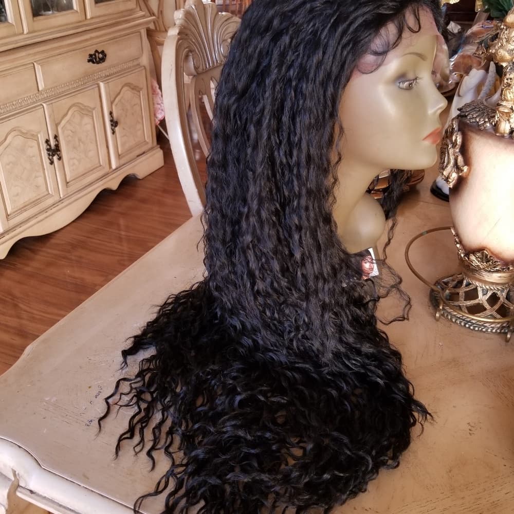 Curly Human Hair Blend 35-40 inches!! - Thumbnail 4