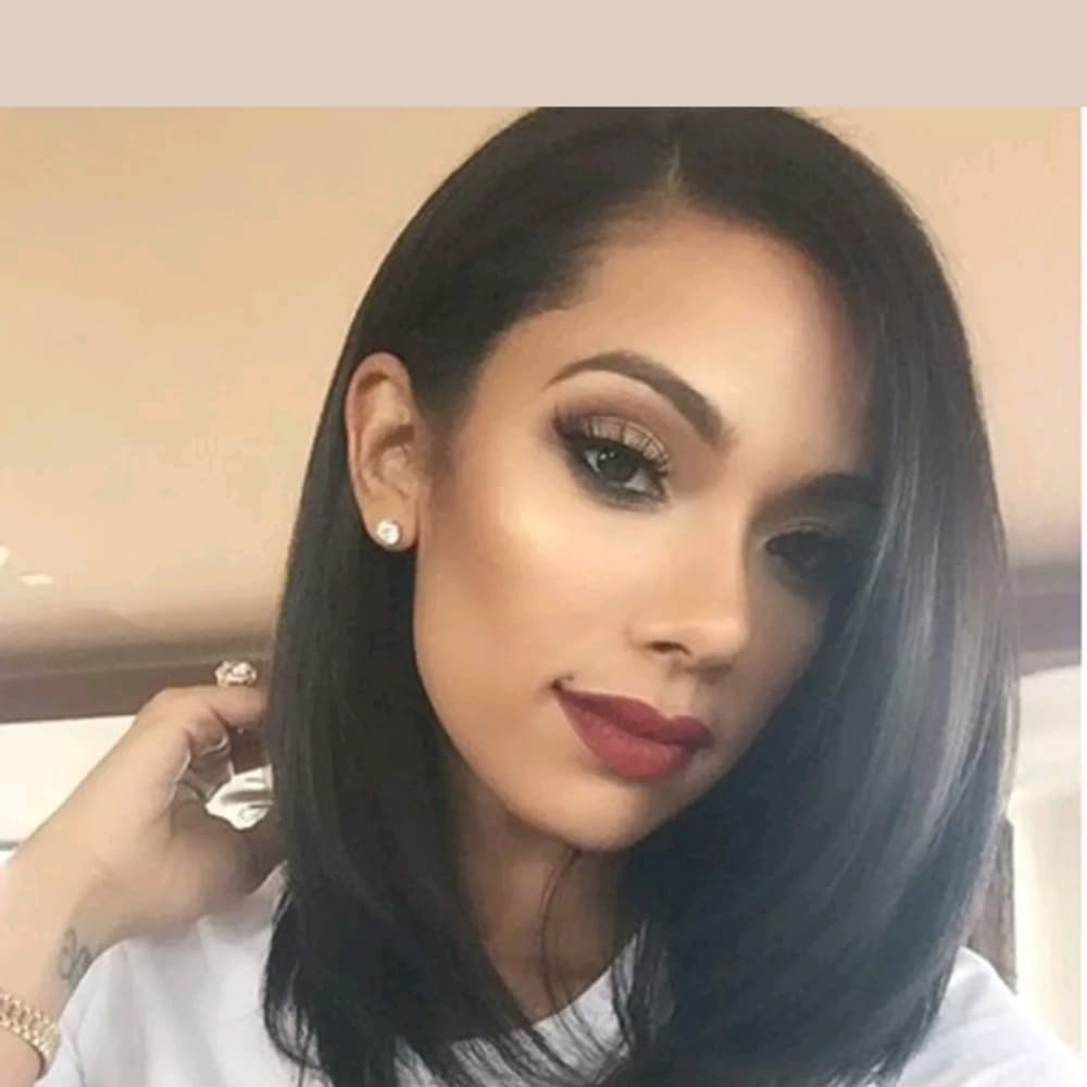 Black Bob Beauty Wig 12-14 inches - Thumbnail 5