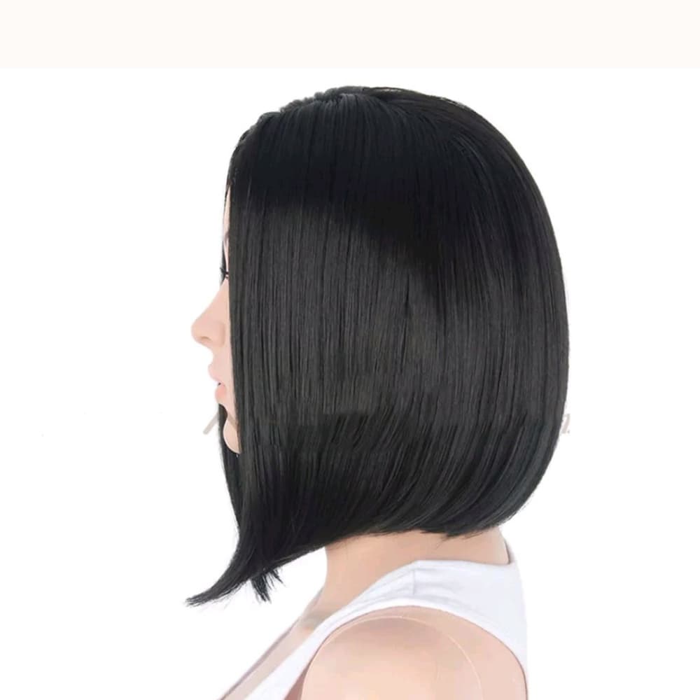 Black Bob Beauty Wig 12-14 inches - Thumbnail 3