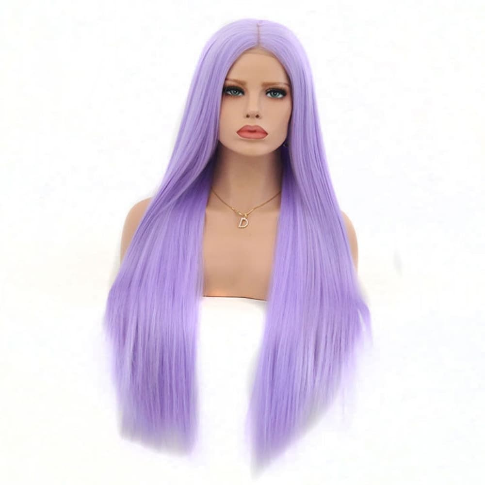 Light Purple Beauty Lace Front Wig - Thumbnail 2