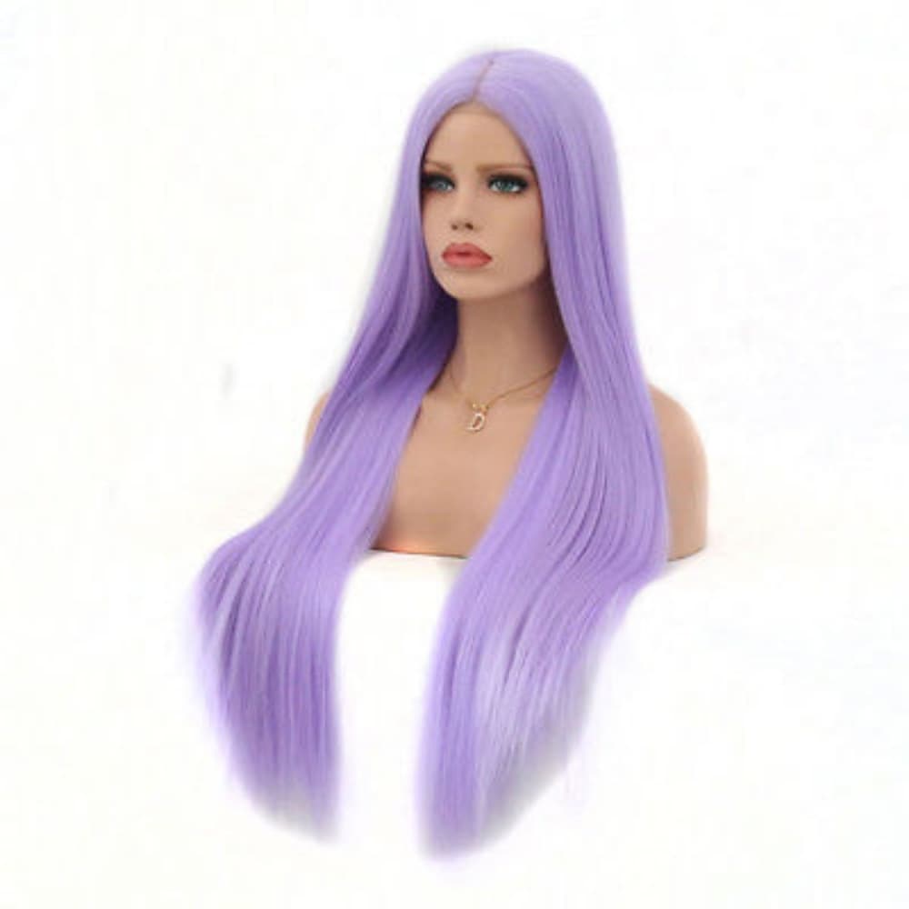 Light Purple Beauty Lace Front Wig - Thumbnail 5