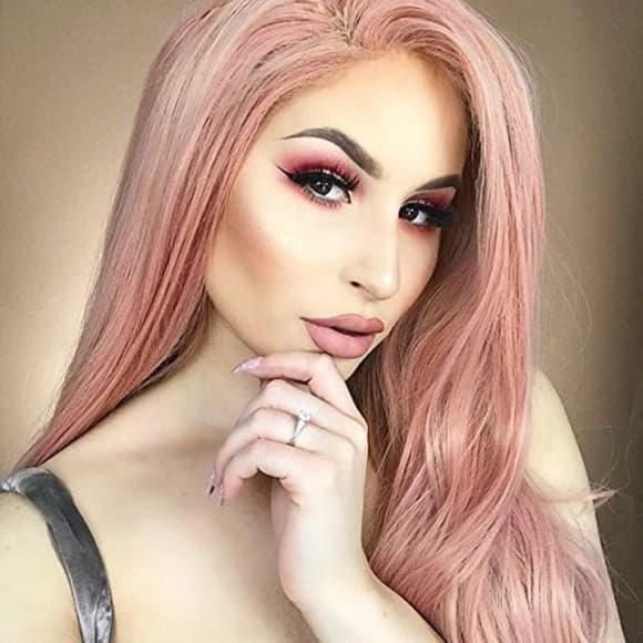 Pink Beauty Lace Front Wig - Thumbnail 8