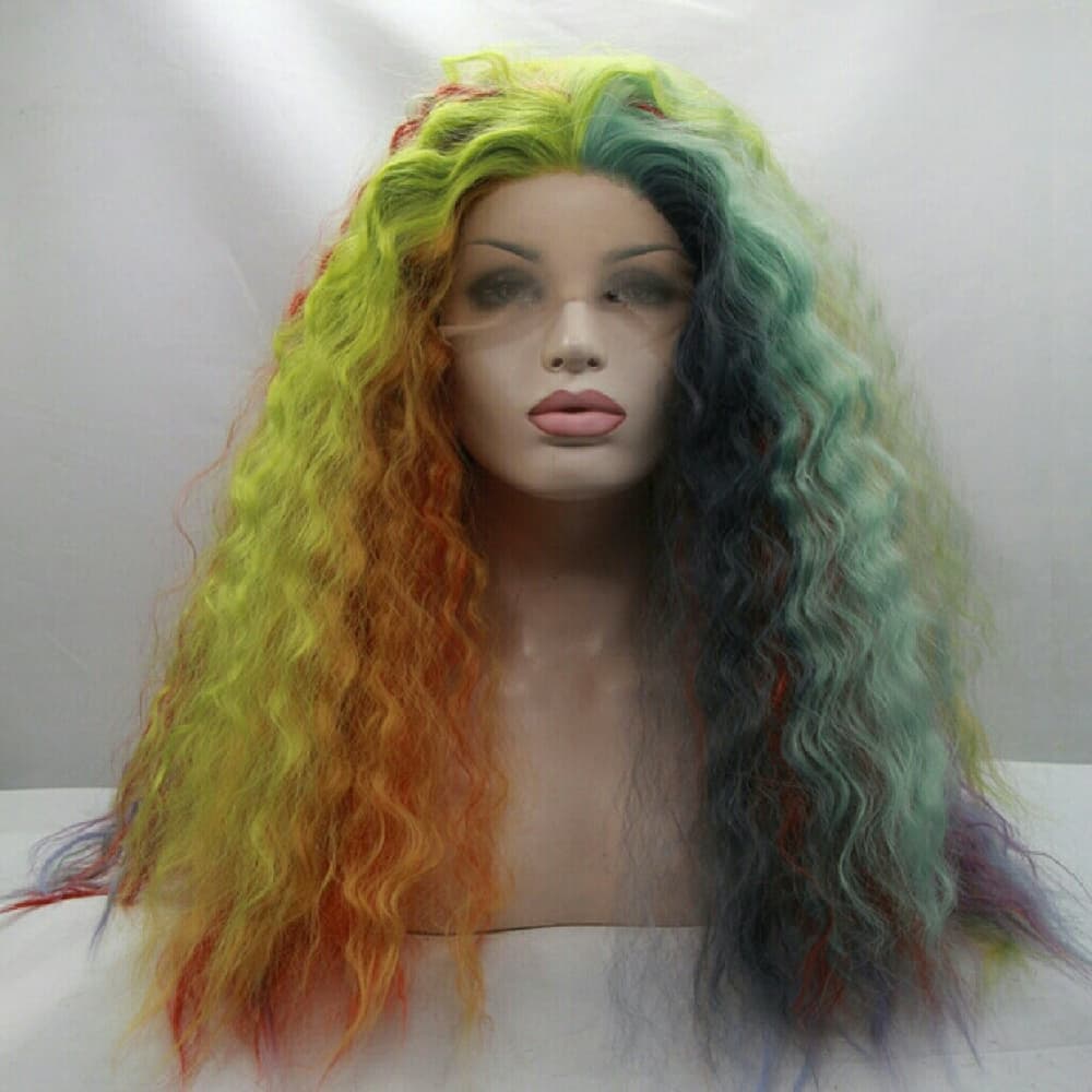 Rainbow Beauty Lacefront Wig - Thumbnail 4