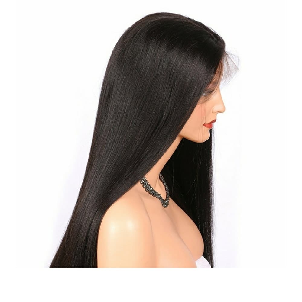 Straight Beauty Human Blend Wig - Thumbnail 4
