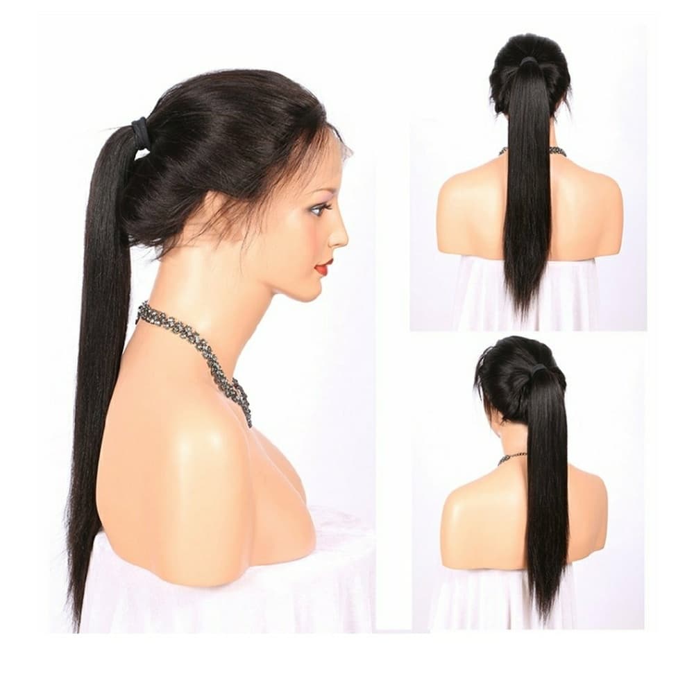 Straight Beauty Human Blend Wig - Thumbnail 6