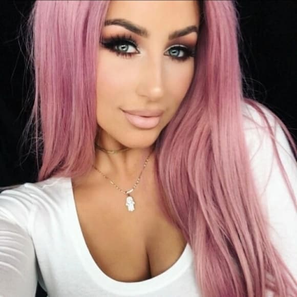 Pink Beauty LaceFront Wig - Thumbnail 5