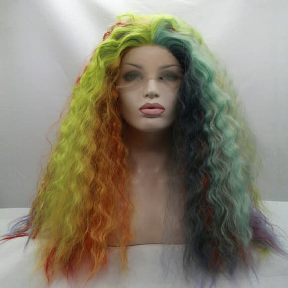 Rainbow Beauty Lacefront Wig - Thumbnail 5