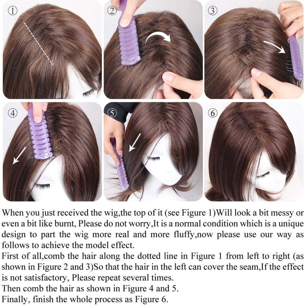 Dark Brown Beauty Wig - Thumbnail 2