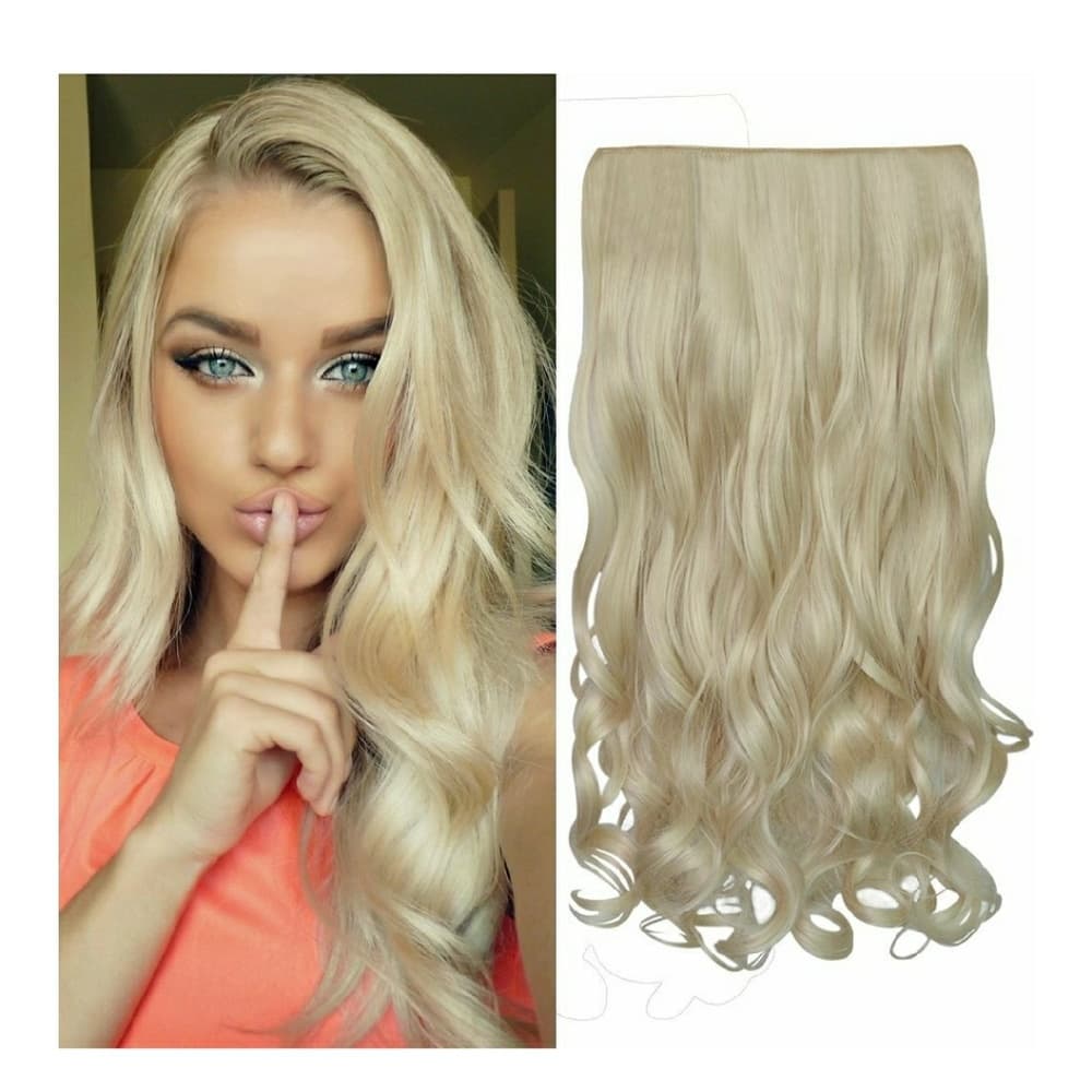 Blonde One Piece Clip In Extension