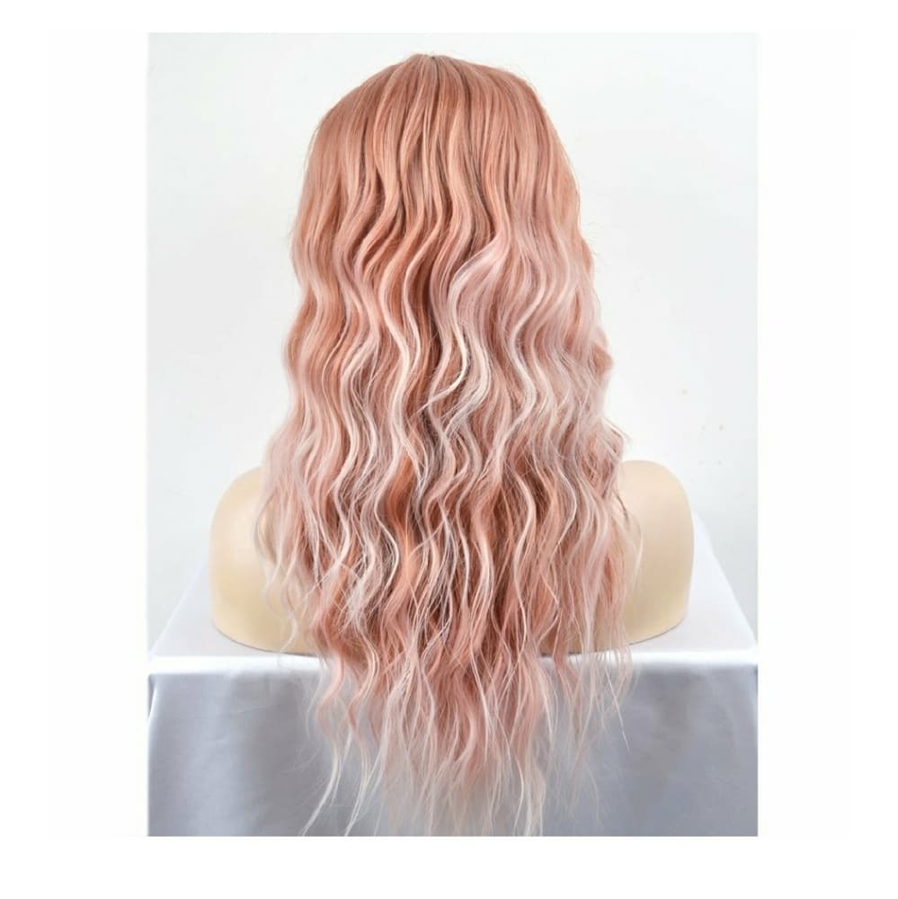 Pink Ombre Silver White Wig - Thumbnail 3