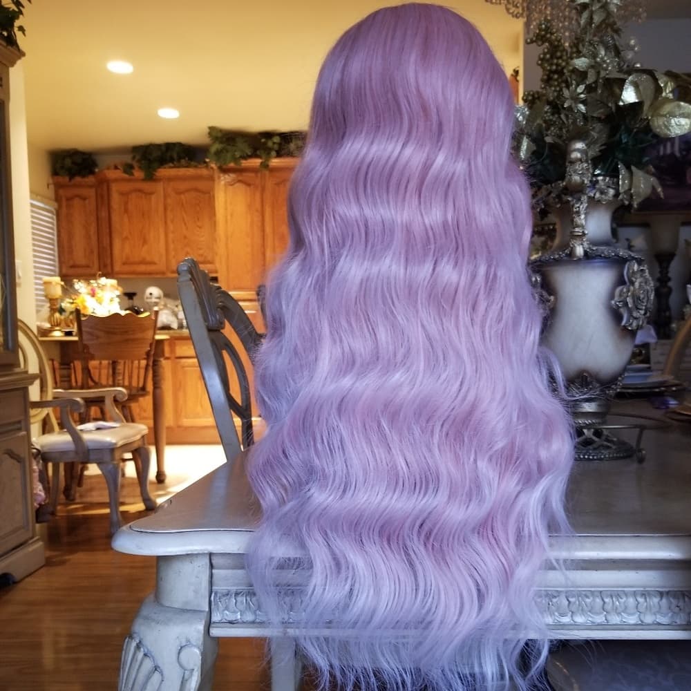 Pink Ombre Silver White Wig - Thumbnail 4