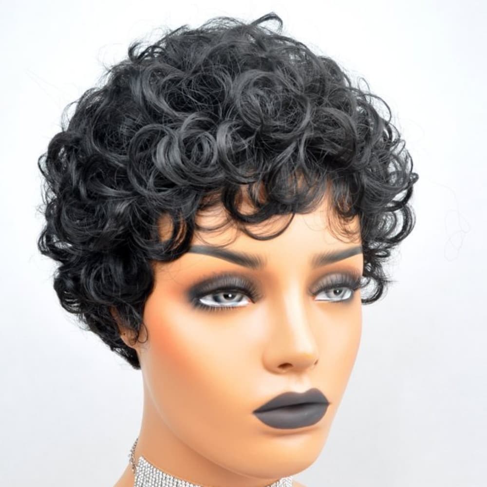 Beautiful Curly Lace Front Wig - Thumbnail 3