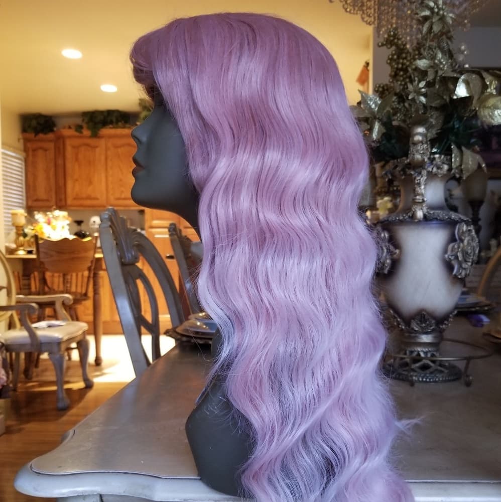 Pink Ombre Silver White Wig - Thumbnail 6