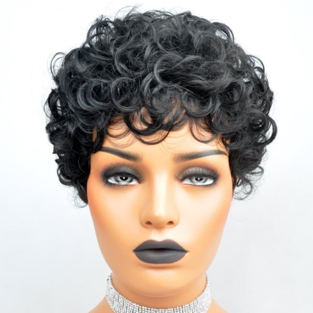 Beautiful Curly Lace Front Wig - Thumbnail 4