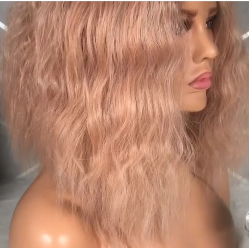 Ombre Pink Beauty LaceFront Wig - Thumbnail 6