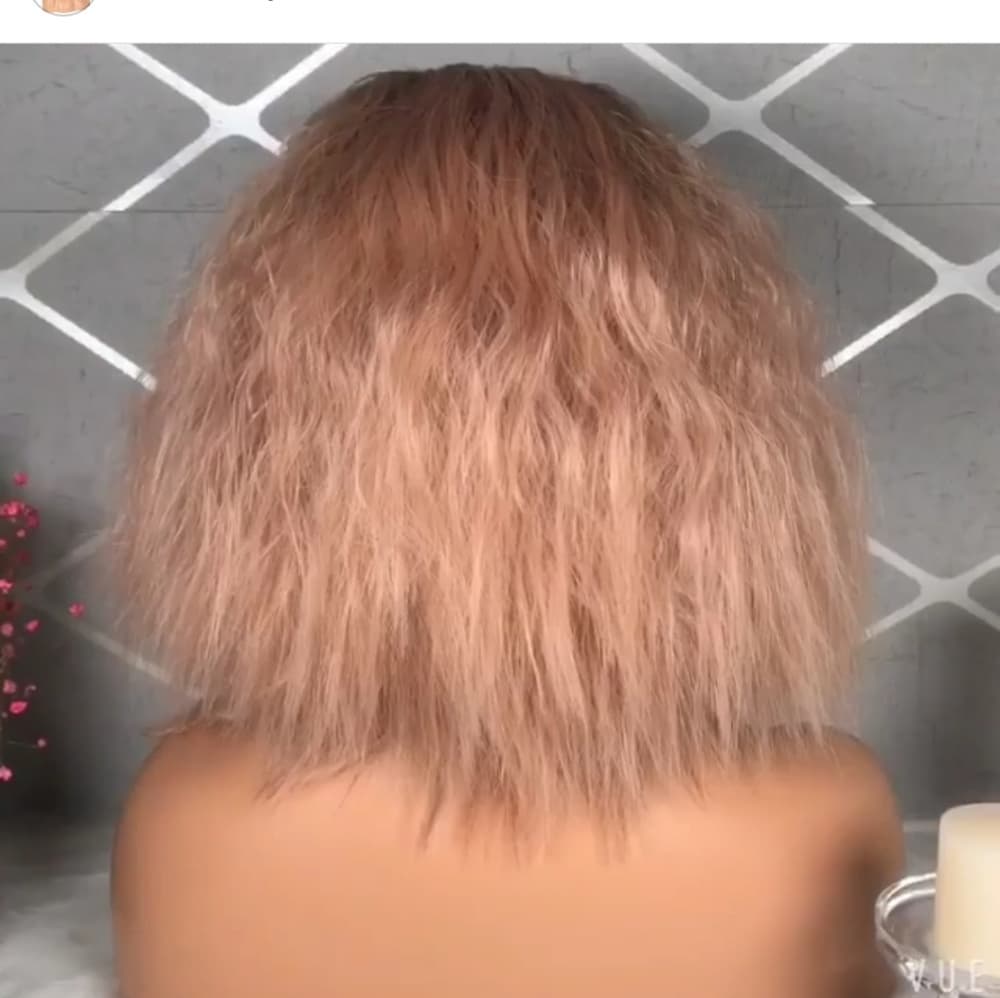 Ombre Pink Beauty LaceFront Wig - Thumbnail 5