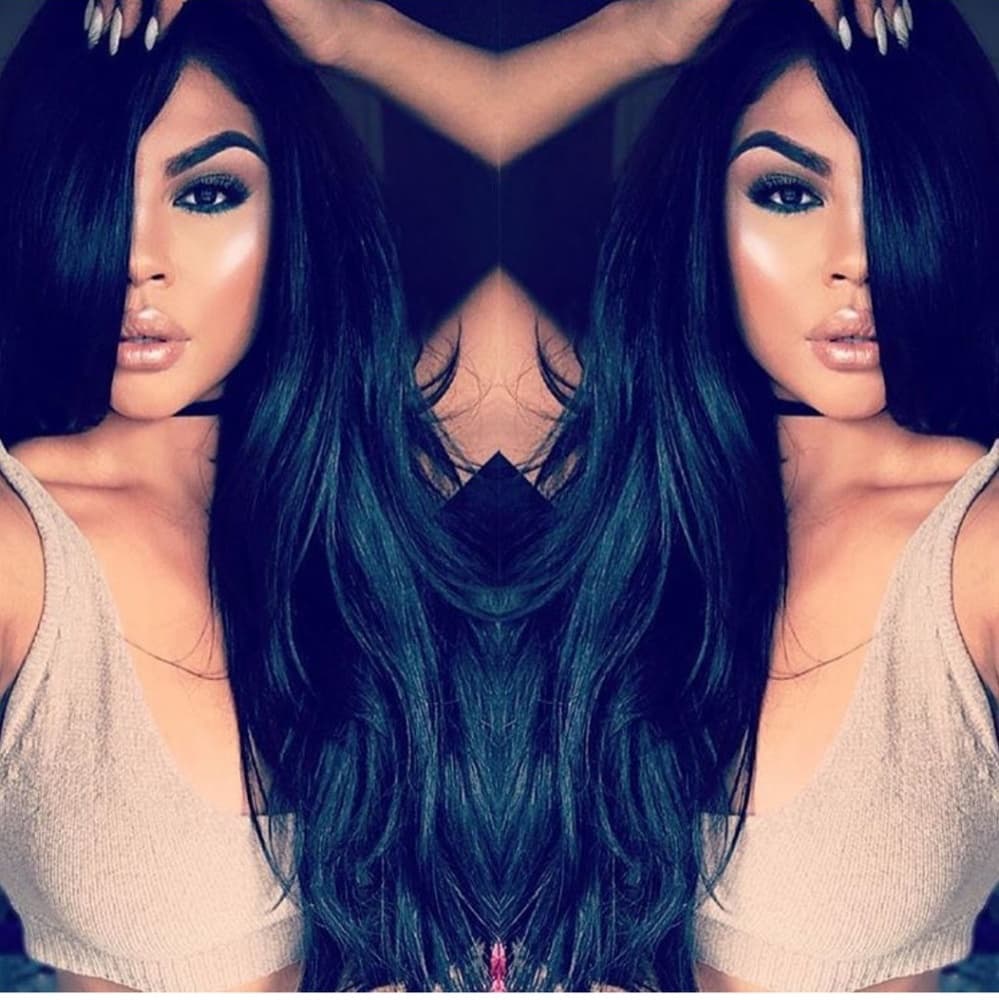 Black Wavy Lace Front Wig