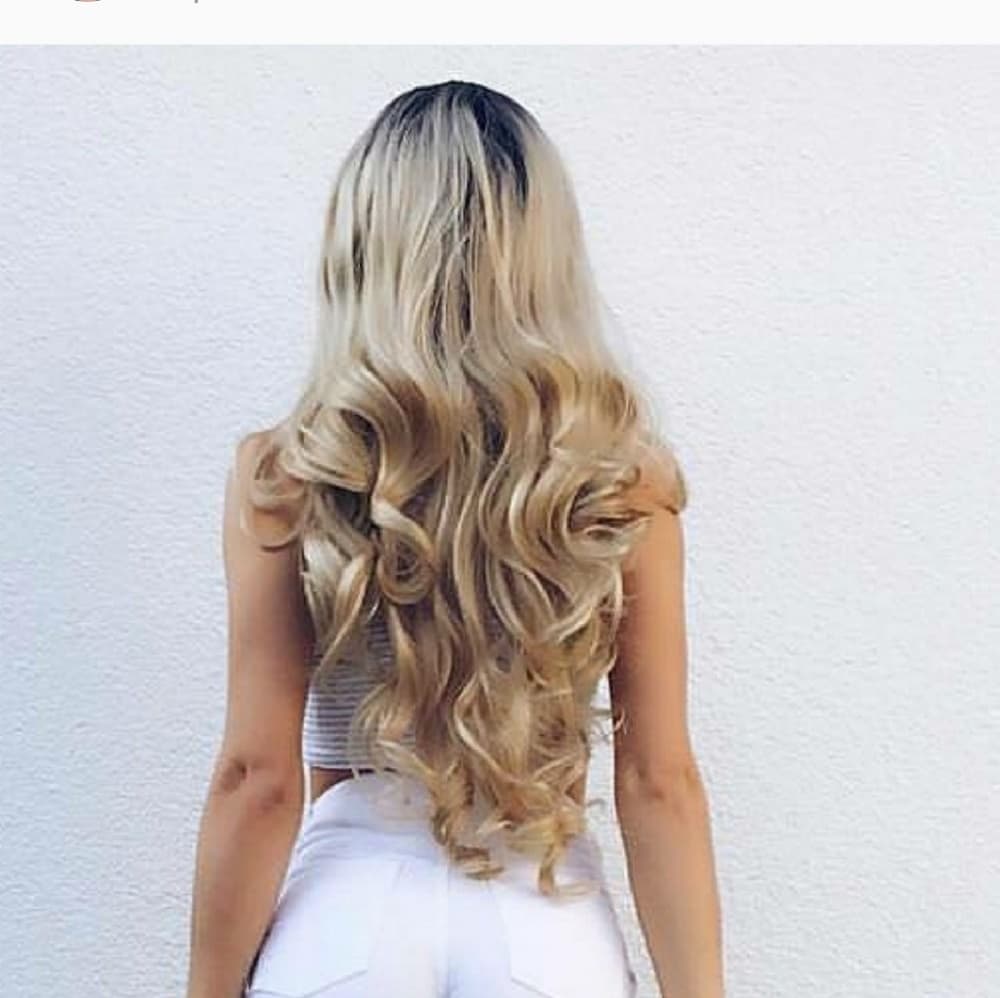 Blonde Ombre Beauty Lacefront Wig 24-28 inches - Thumbnail 4