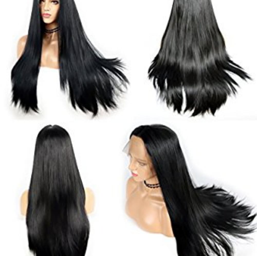 Silky Straight Lace Front Wig - Thumbnail 3