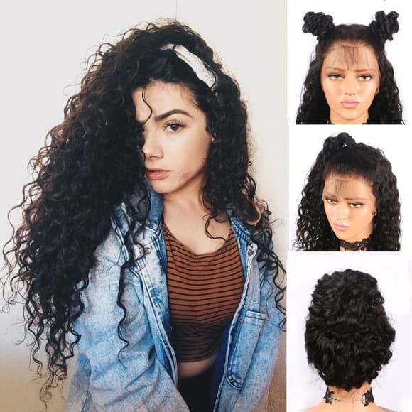 Curly Beauty Lace Front Wig - Thumbnail 7