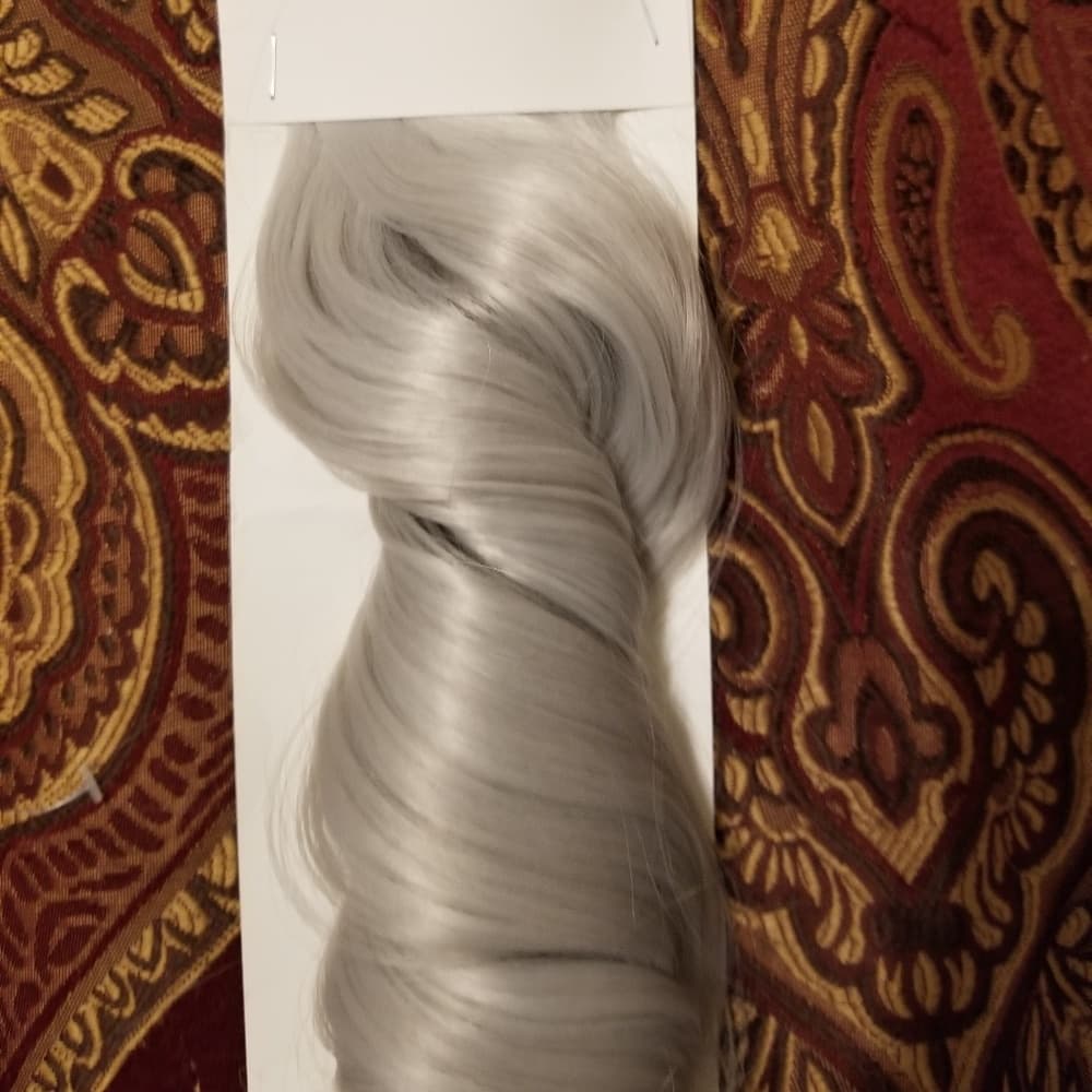 Gray Wavy Full Head Clip in Extension - Thumbnail 4