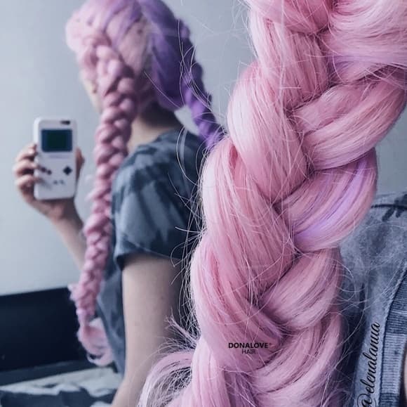 Pink Beauty Lace Front Wig - Thumbnail 2