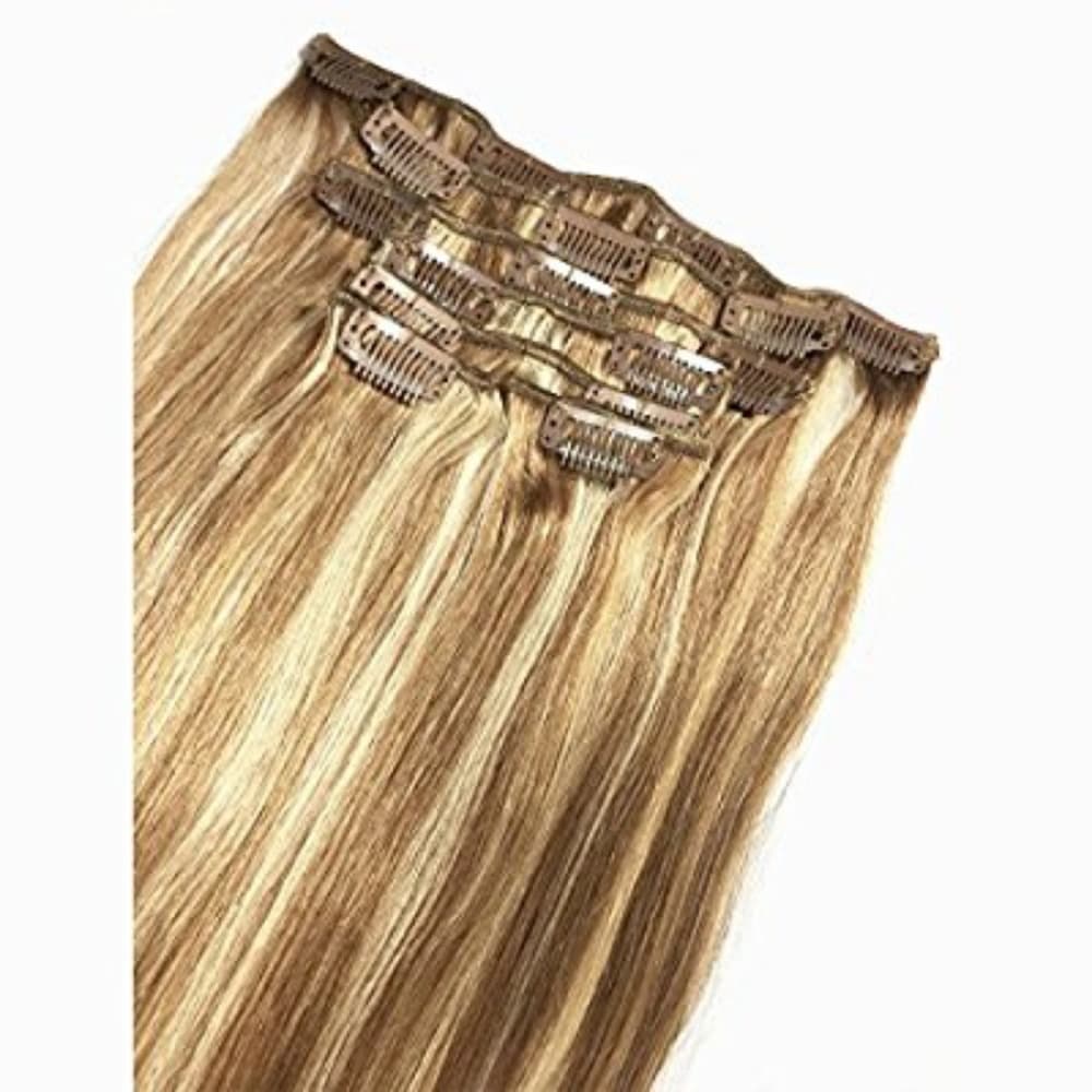 Human Hair Clip in Extensions (2) sets-140 Grams - Thumbnail 3