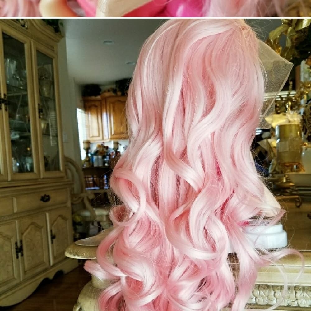 Pink Beauty Lace Front Wig - Thumbnail 3