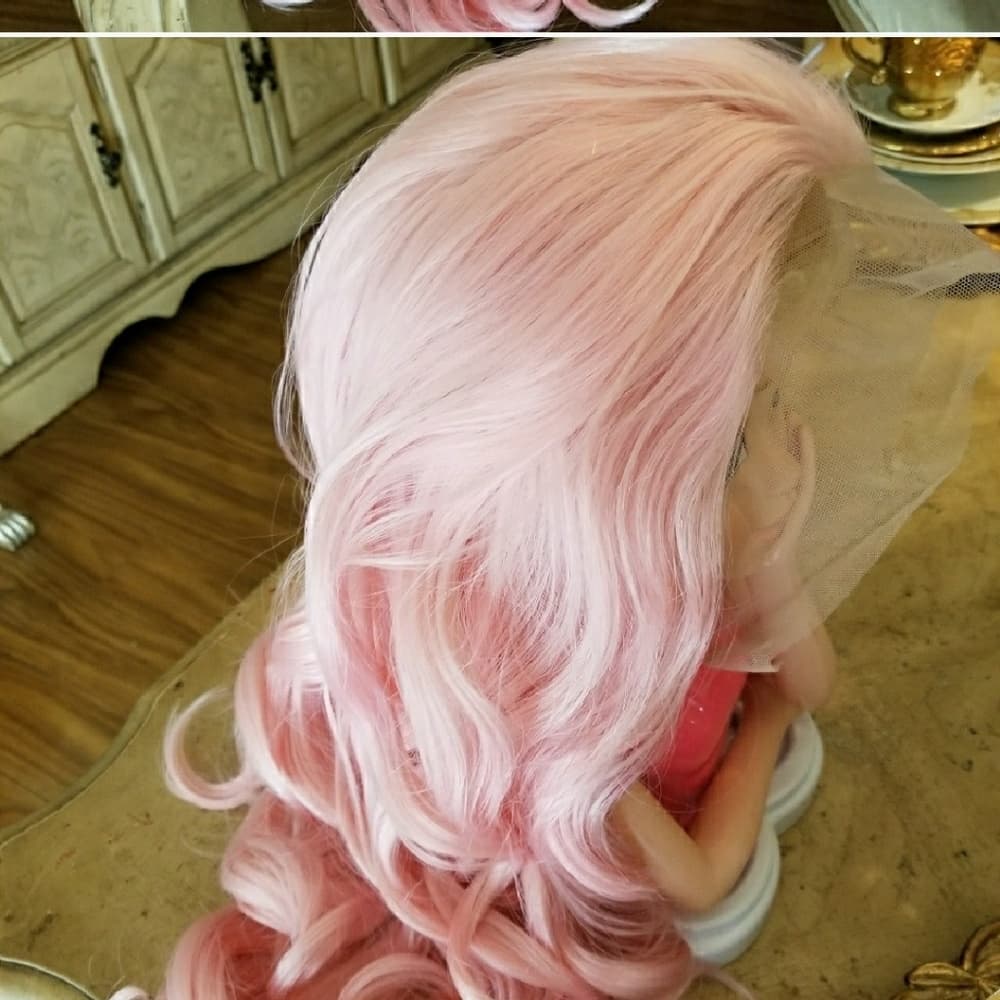 Pink Beauty Lace Front Wig - Thumbnail 2
