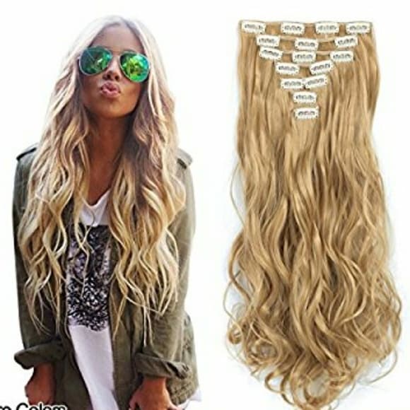Blonde Full Head Clip in Extension - Thumbnail 5