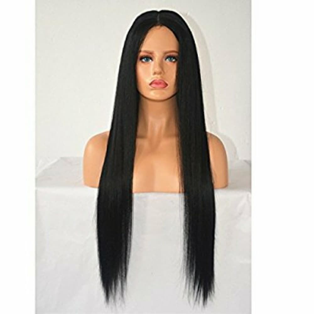 Brazilian Virgin Human Hair Lace Front Wig - Thumbnail 4