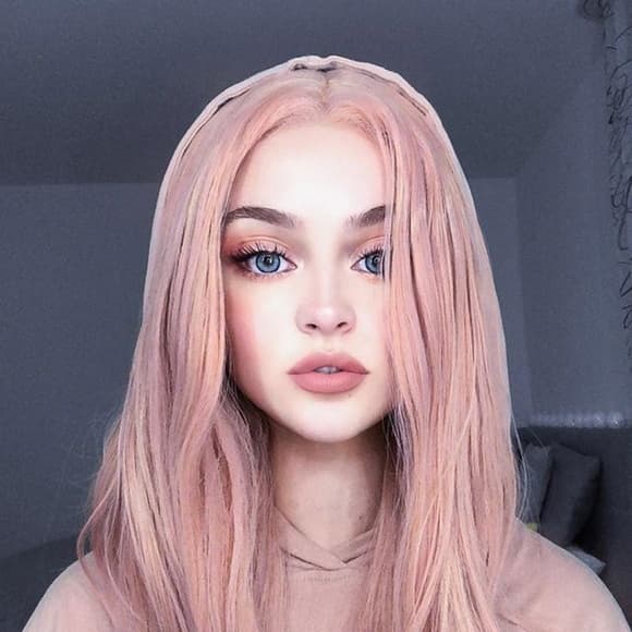 Pink Beauty Lace Front Wig - Thumbnail 9