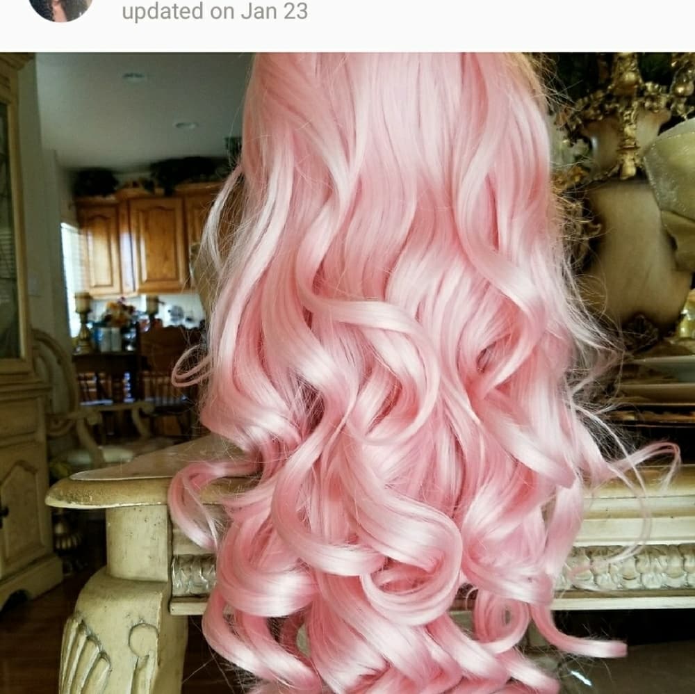 Pink Beauty Lace Front Wig - Thumbnail 6