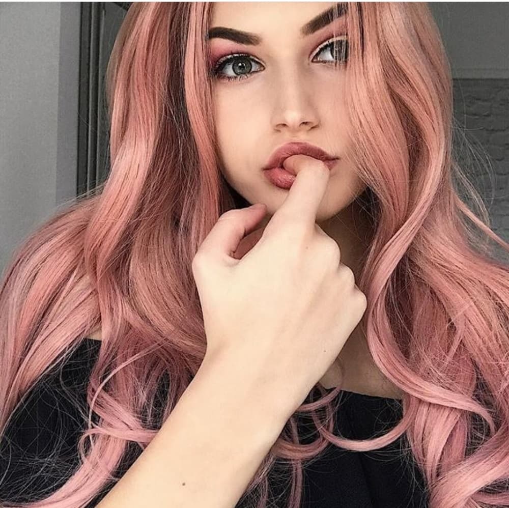 Pink Beauty Lace Front Wig - Thumbnail 3
