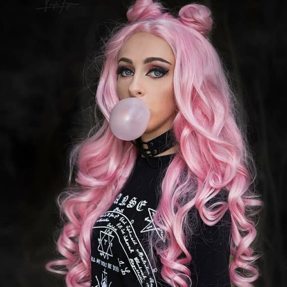 Pink Beauty Lace Front Wig - Thumbnail 9